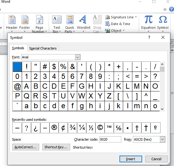 word-symbol-characters